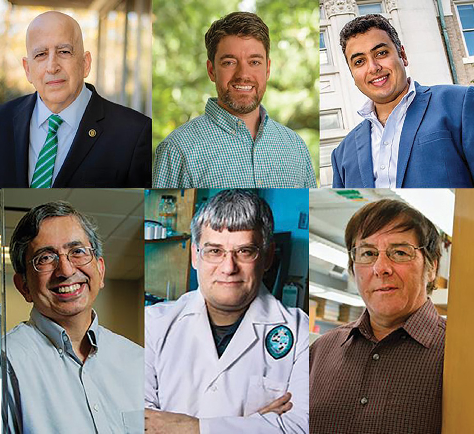 Six researchers
