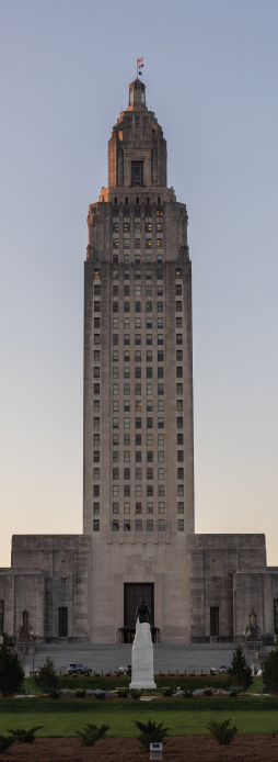 State Capitol building in Baton Rouge. 