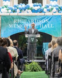 Richardson Memorial Hall Ribbon Cutting